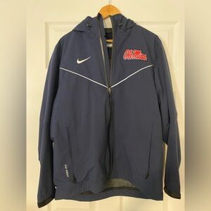 Nike Men's Blue Ole Miss Hooded Jacket